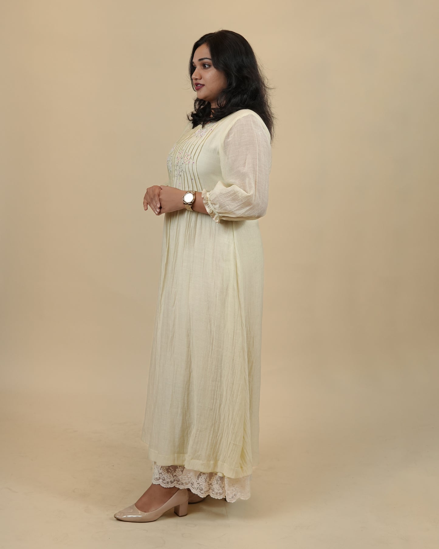 Elegant Vintage A-Line Dress