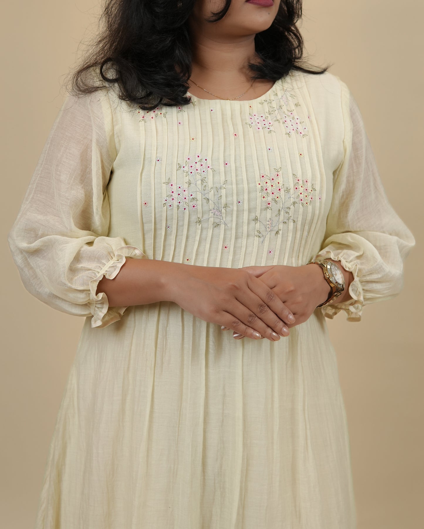 Elegant Vintage A-Line Dress