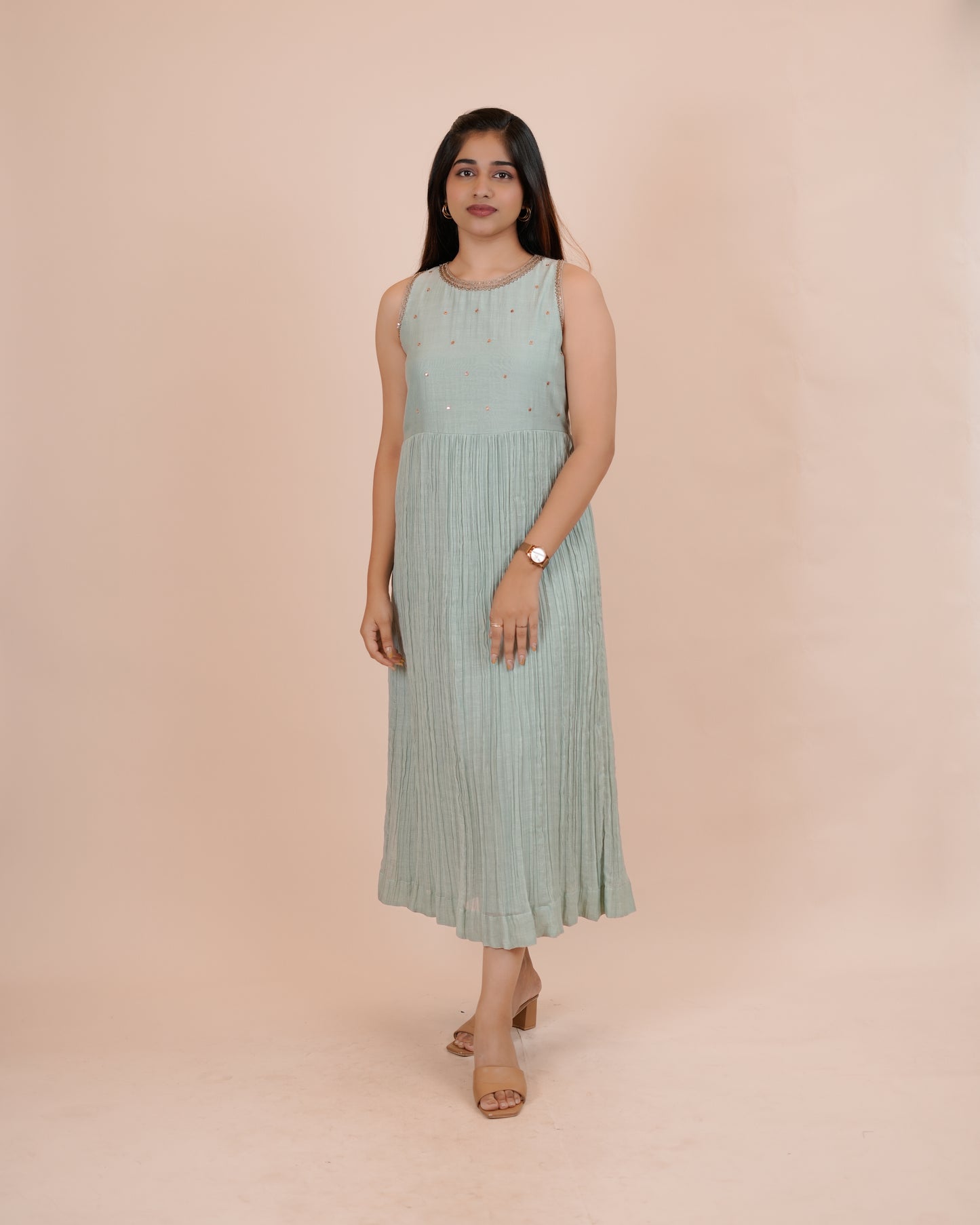 Elegant Mint Green Dress