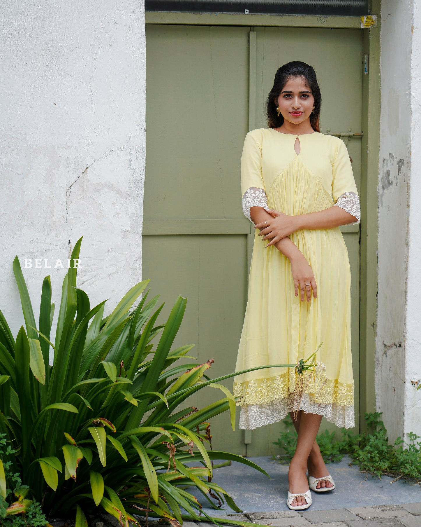 Lemon pie brunch dress
