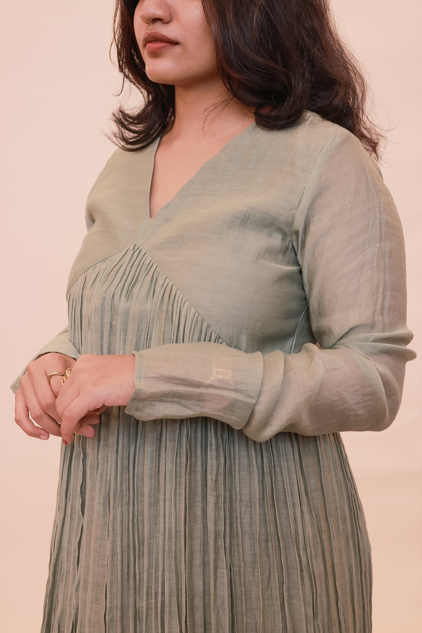 Sage green Alia dress