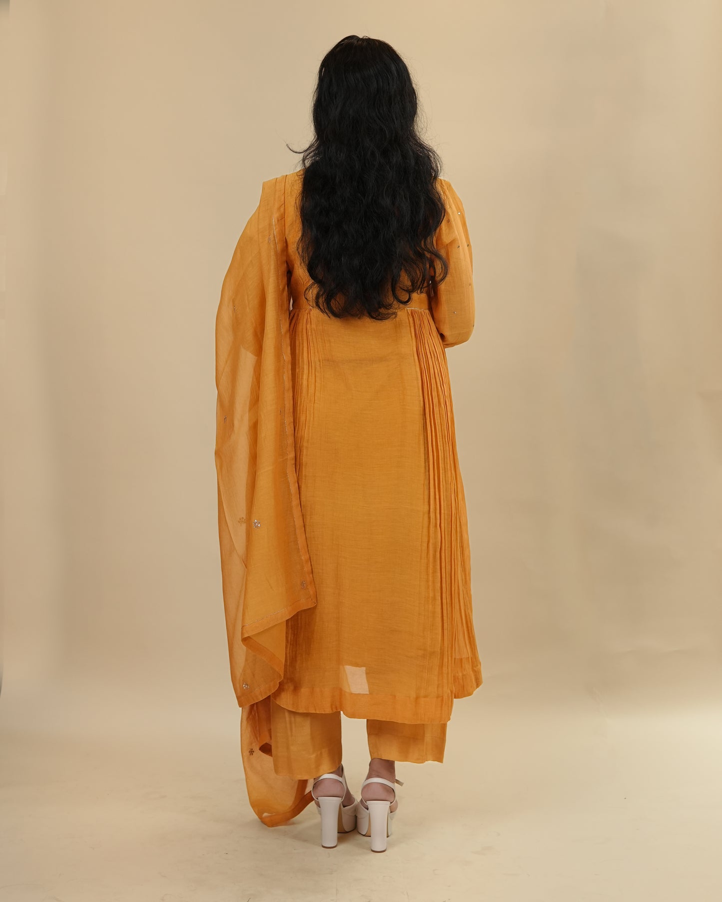 Golden yellow dress