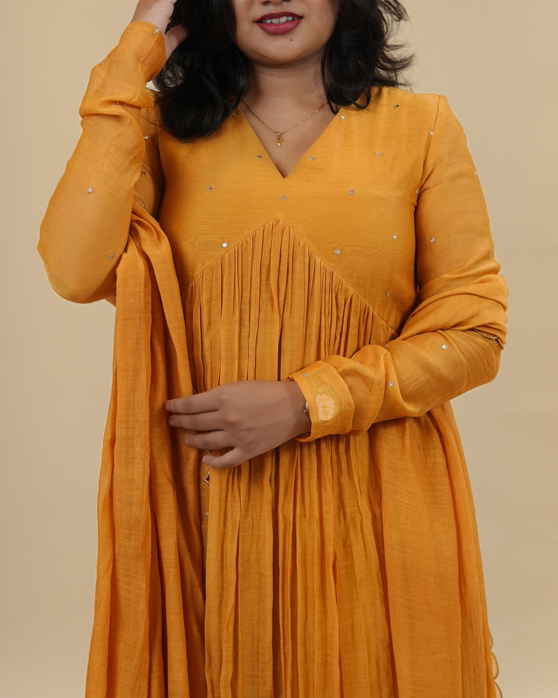 yellow alia cut dress Yellow Floral Print Cotton Alia Cut Dress Vbuyz