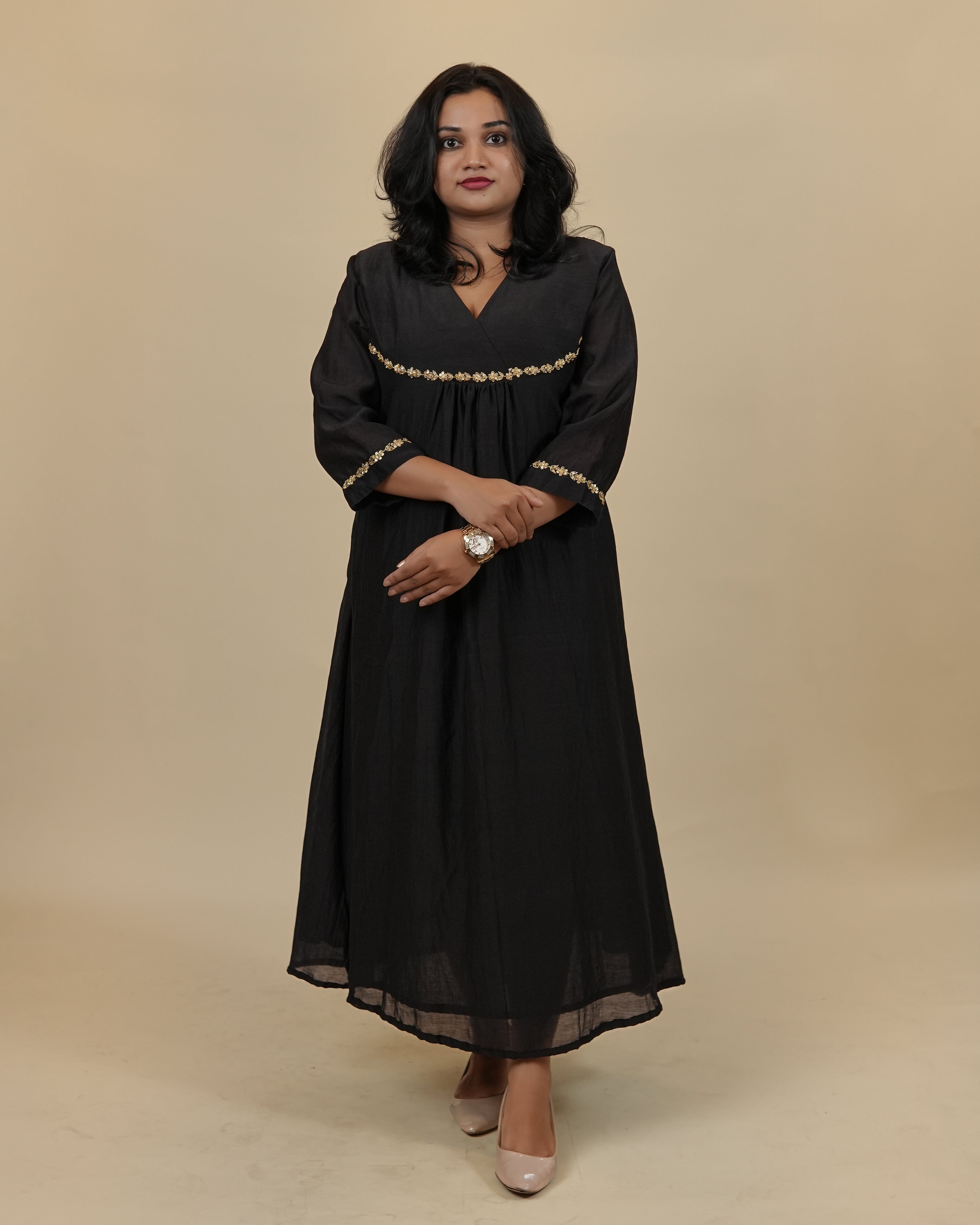 Shop Elegant Black Maxi Dress