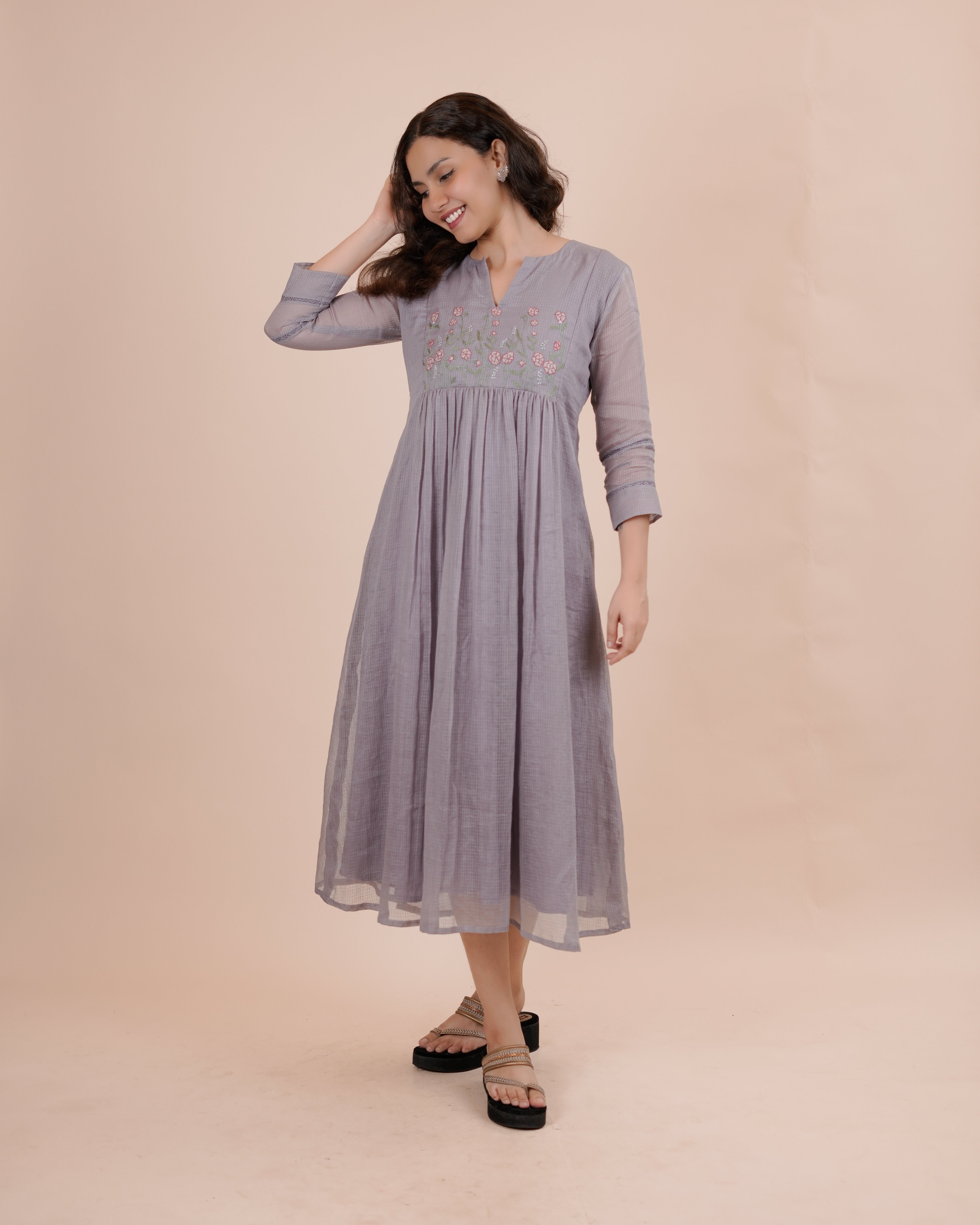 Shop Elegant Embroidered Midi Dress