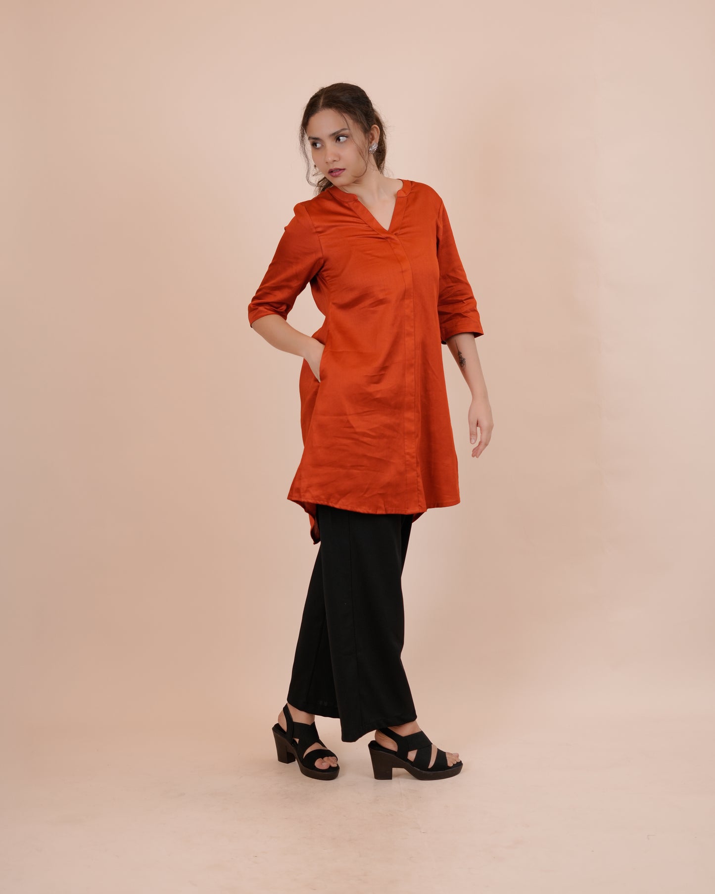 Chic Orange Tunic