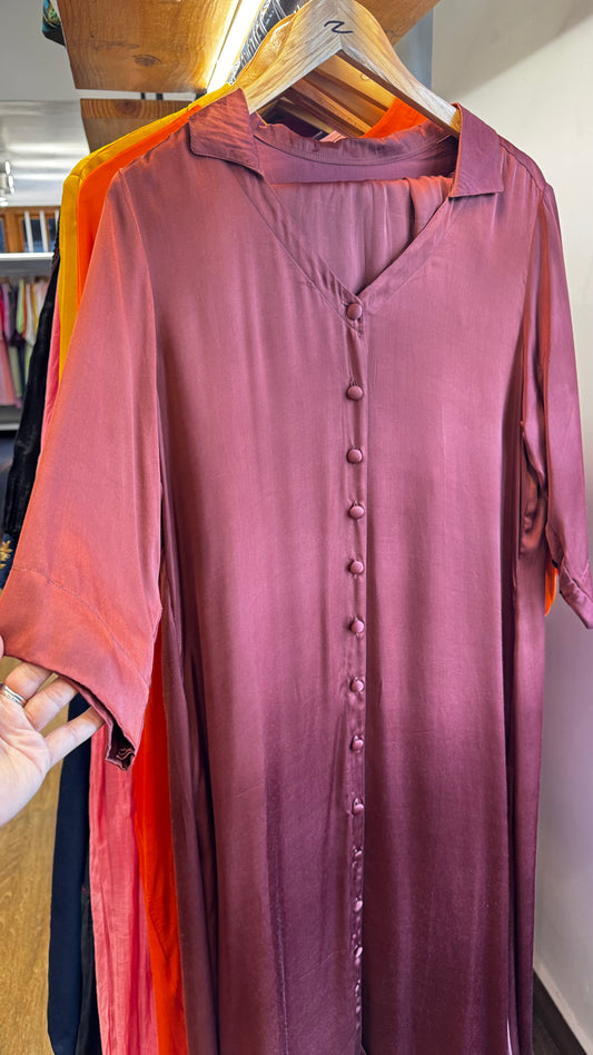 Brown Modal coord set size-L