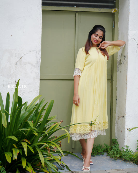 Lemon pie brunch dress